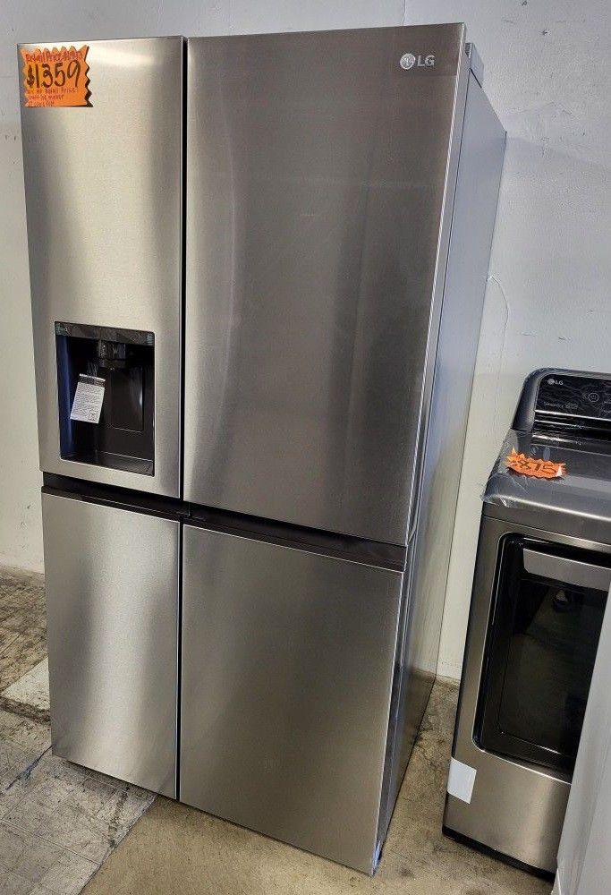 LG ThinQ Side By Side Refrigerator With Craft Ice 27 Cubic Feet