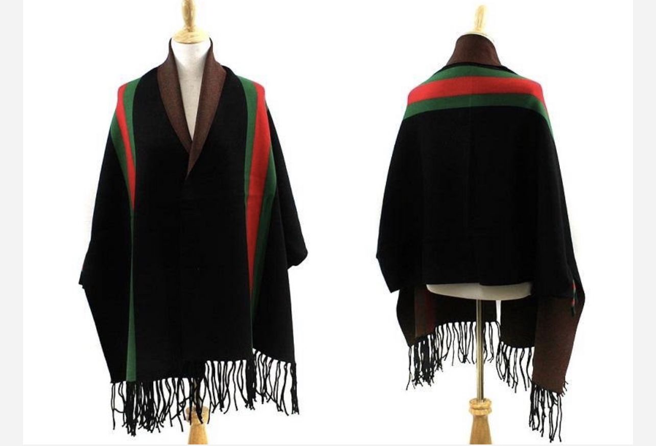 Black Shawl Sweater