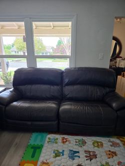 Authentic Leather Couches (Ashely Furniture )