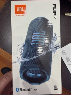 JBL Flip 7 Portable Bluetooth Speaker, Waterproof and Drop-Proof - Blue