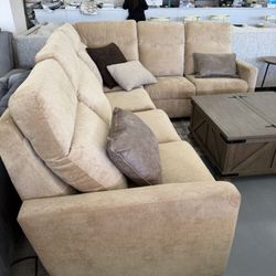 Reclining Fabric Sectionals Only @ FURNITURE LOVE ❤️ Same Day Delivery 🚚 