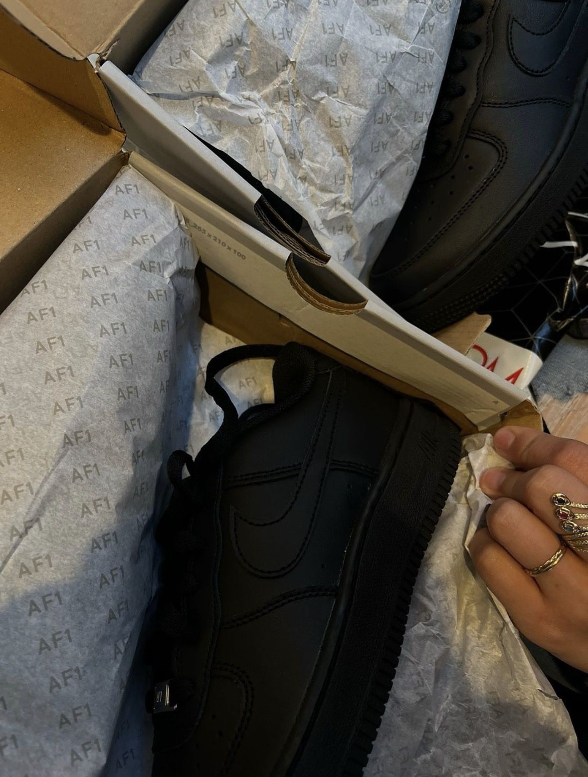 black nike air force1