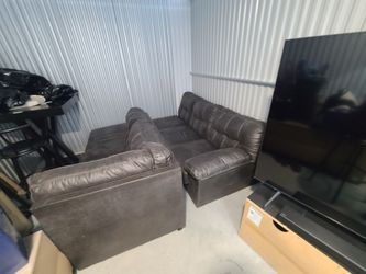 Charcoal grey sectional