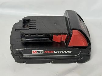 MILWAUKEE M18 RED LITHIUM 1.5AH Battery Pack!