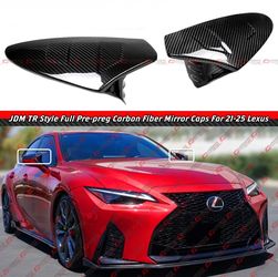 19-26 Lexus IS ES RC LS LC UX Full Carbon Fiber Mirror Covers