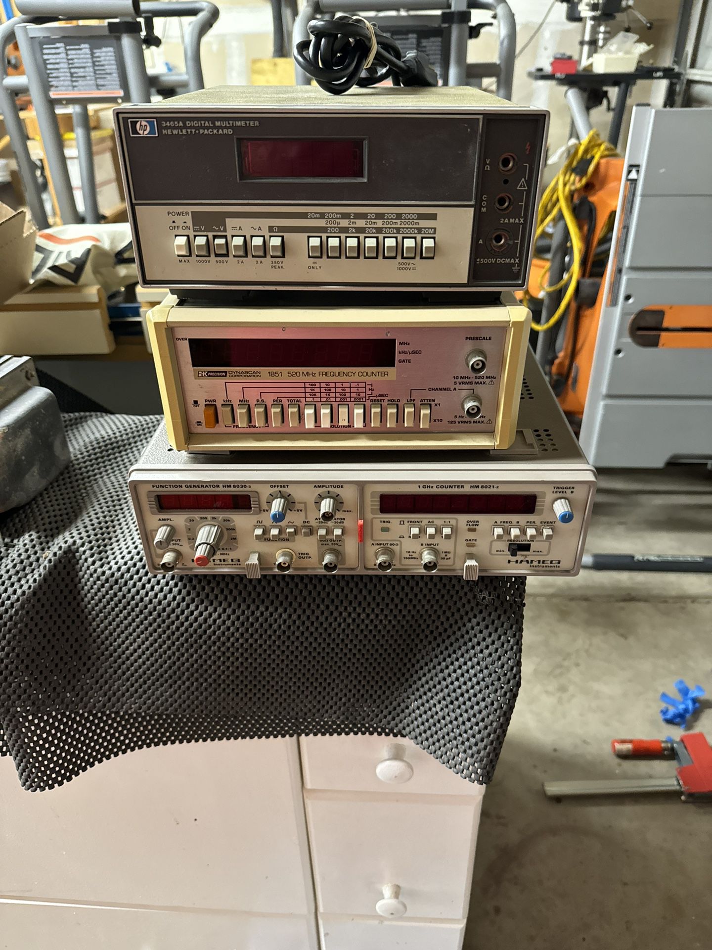 Function Generator, Frequency Counter, Bench Digital Multimeter, Oscilloscope-175