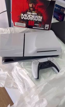 PS5 slim disk used like new 1000 gb