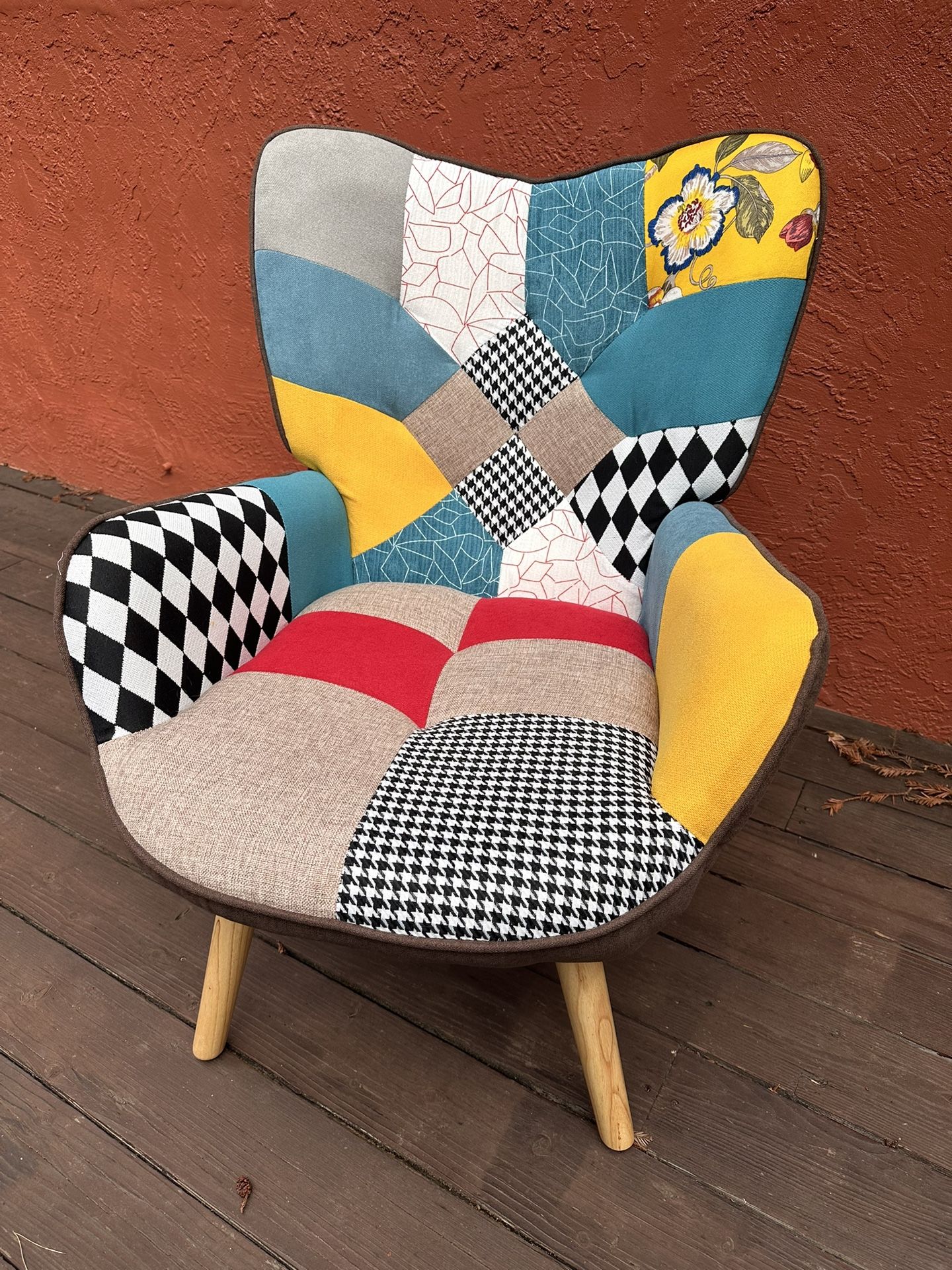 Fun Patchwork Armchair! 🪑🌈