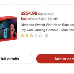 Nintendo Switch Brand New Never Opened