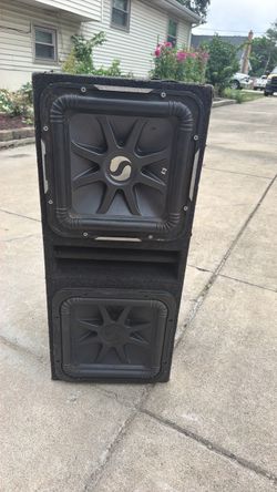 kicker l7 12’s and kicker amp