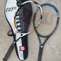 Tennis Rackets & Case For $50