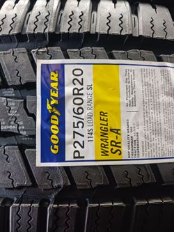 275 60 20 GOODYEAR WRANGLER SR-A