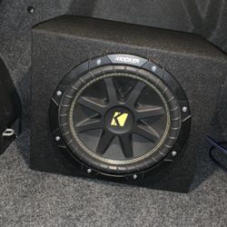 10 inch kicker subwoofer with box