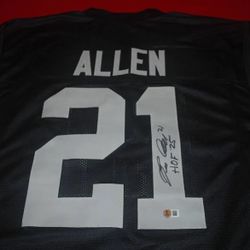 Hall Of Fame QB Eric Allen Signed Game Worn Jersey 