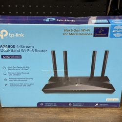 TP-Link Dual Band Wi-Fi 6 Wireless Router