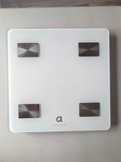 Arboleaf CS20N smart digital bathroom and body composition scale - White