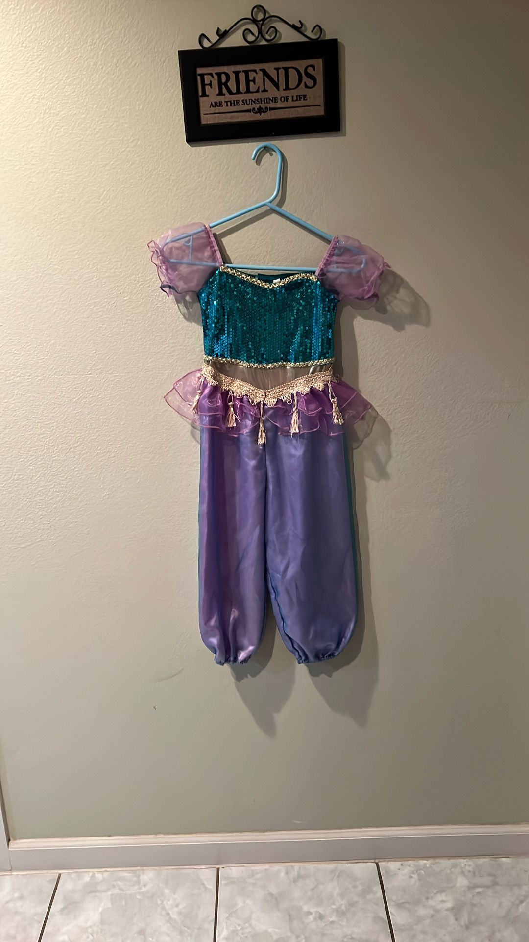 Little Princess Jasmin Costume Size 5