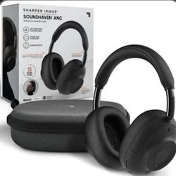 Brand New Sharper Image Soundhaven ANC Wireless Headphones