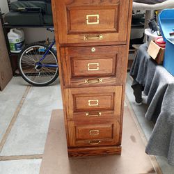 Vintage File Cabinet 