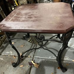 Southern Enterprises Prentice End Table, also associated with the brand Maitland Smith. 