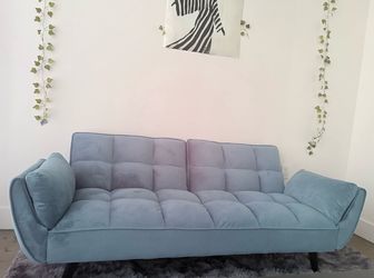 Blue Futon