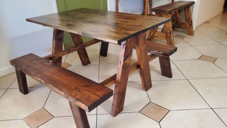 Kids picnic/activity bench