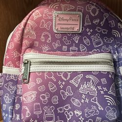 Disney Pink & Purple  Loungefly Bag