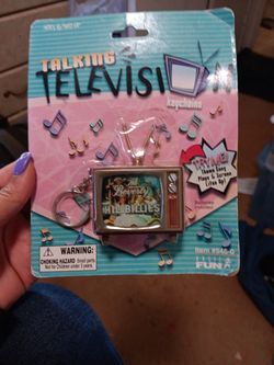 Vintage Keychain Talking Television