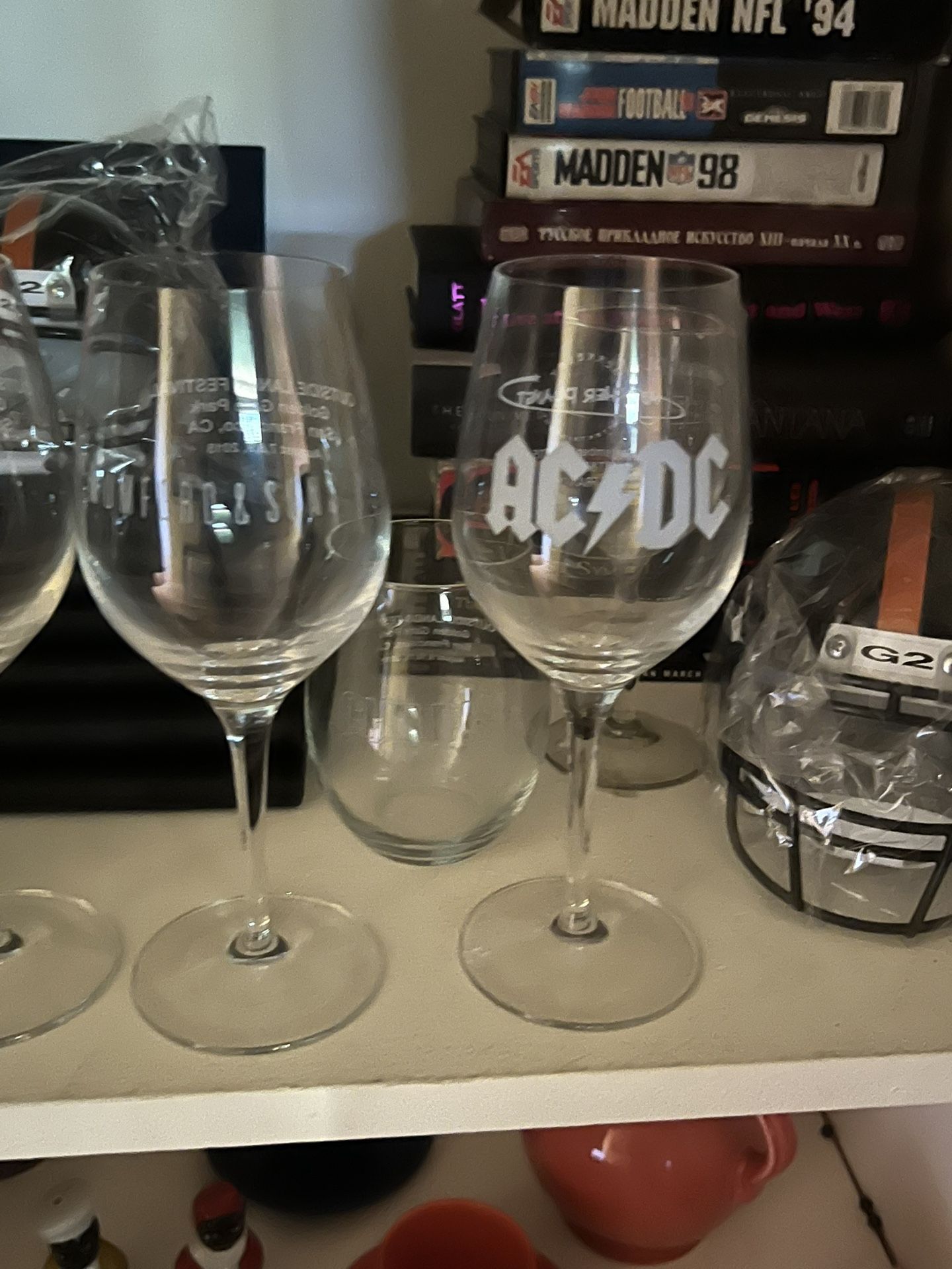 AC/DC Music Event Wine Glass Collection