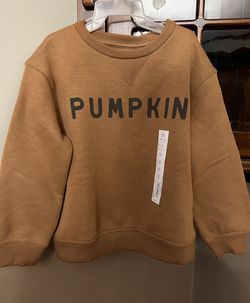 Pumpkin Sweatshirt - 3T (New)