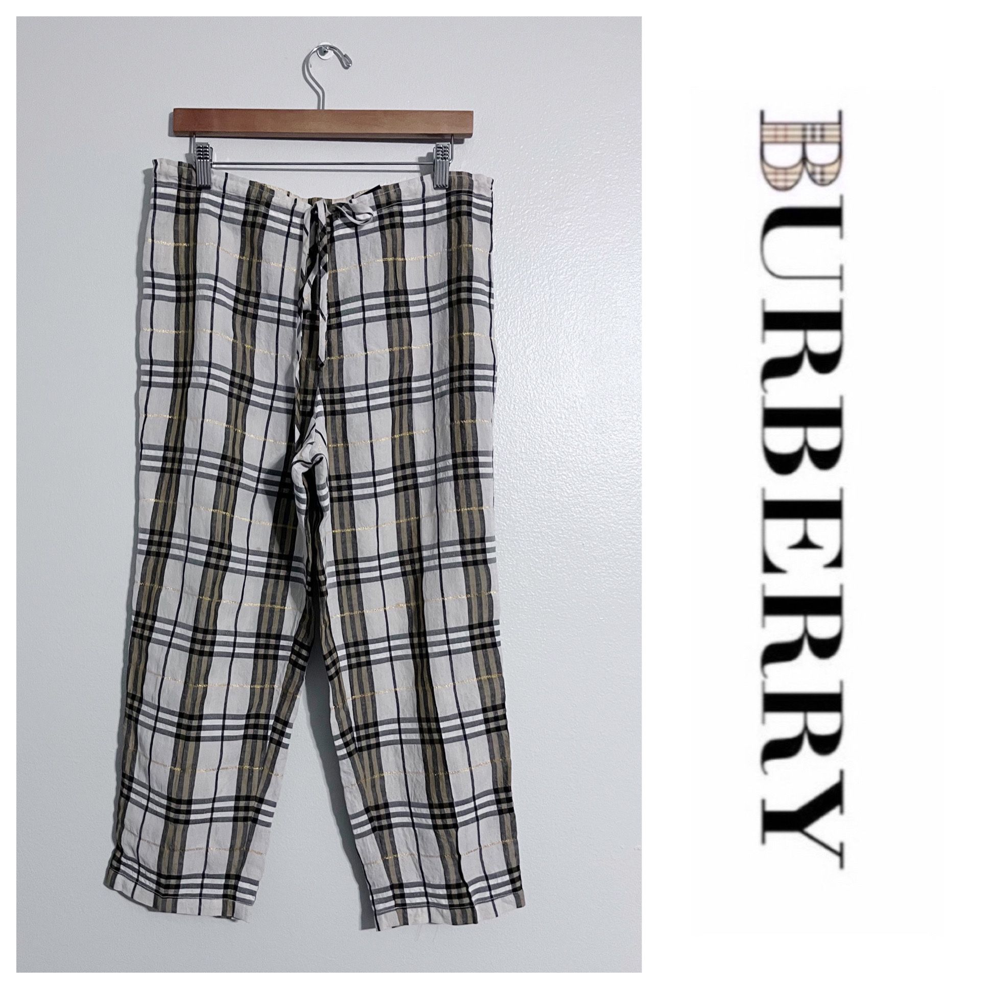 Burberry Rare Vintage Classic Pajama Pants