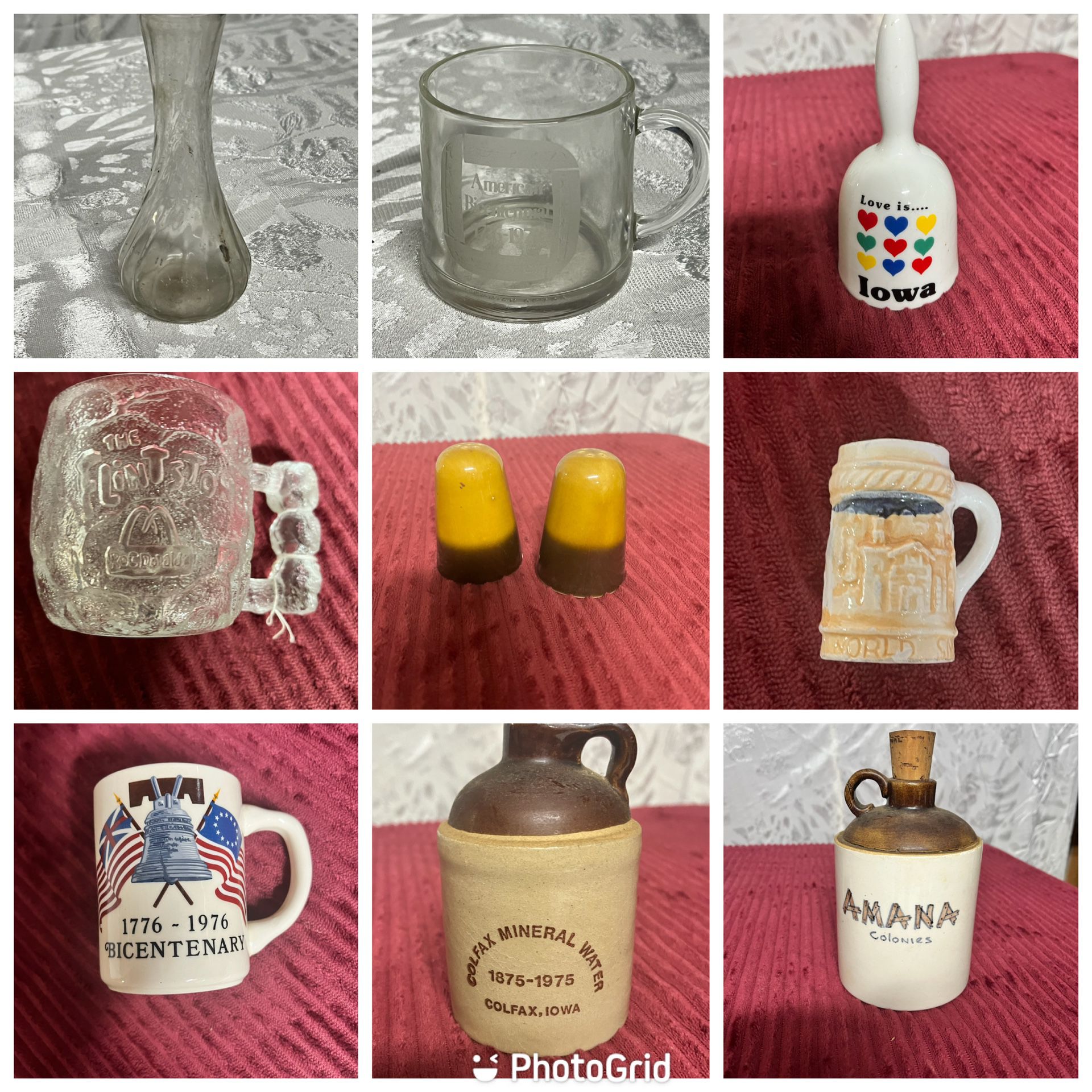 Vintage Misc Glass/Ceramic Items