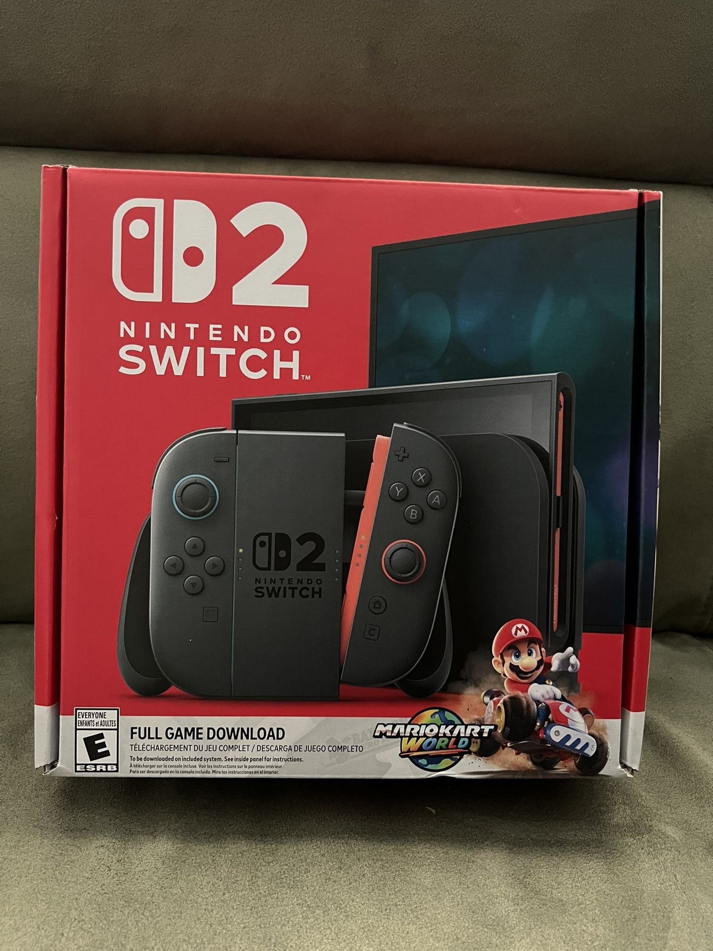 2025 New Nintendo Switch Console 2 + Mario Kart World Bundle