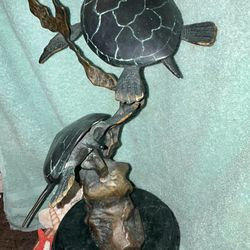 Hawaiian Original Handmade Turtle Honu Sculpture