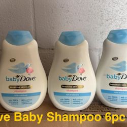 Baby Dove Shampoo 6 Pxs For 25$
