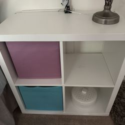 White Cube Storage Organizer 