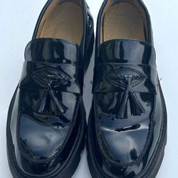 Pre-owned Leather Loafers - Size 10.5