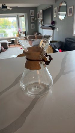 Chemex Pour-over glass coffeemaker