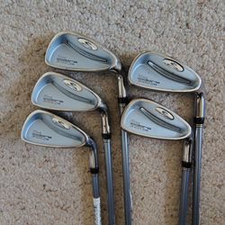 Ladies Golf Set: King Cobra 3100 I/H #4, 5, 6, 7, 8 irons w/Aldila NV-HL 50 graphite shaft (Women's set)