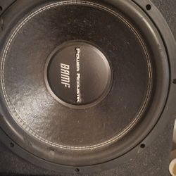2 Power Acoustik BAMF-154 15" Dual 4 Ω 3800W RMS Subwoofer With Box