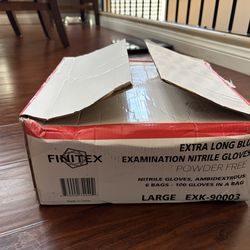 600 Pcs per Box Nitrile Gloves 4.5 mm all sizes– Perfect for Auto Repair / Cleaning / Detailing-Accept wholesale