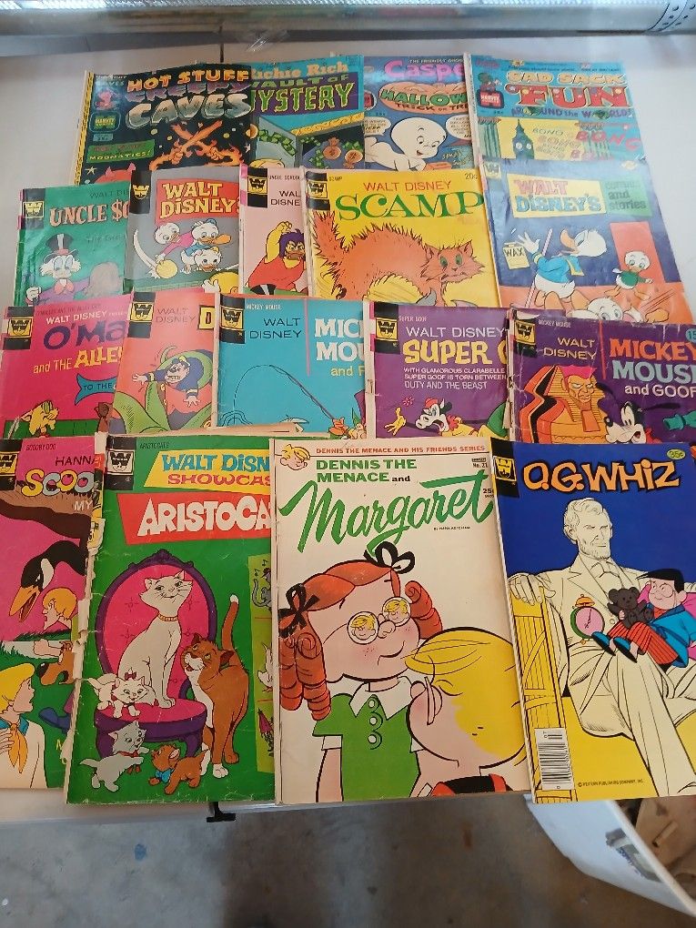 195 VINTAGE COMIC BOOKS