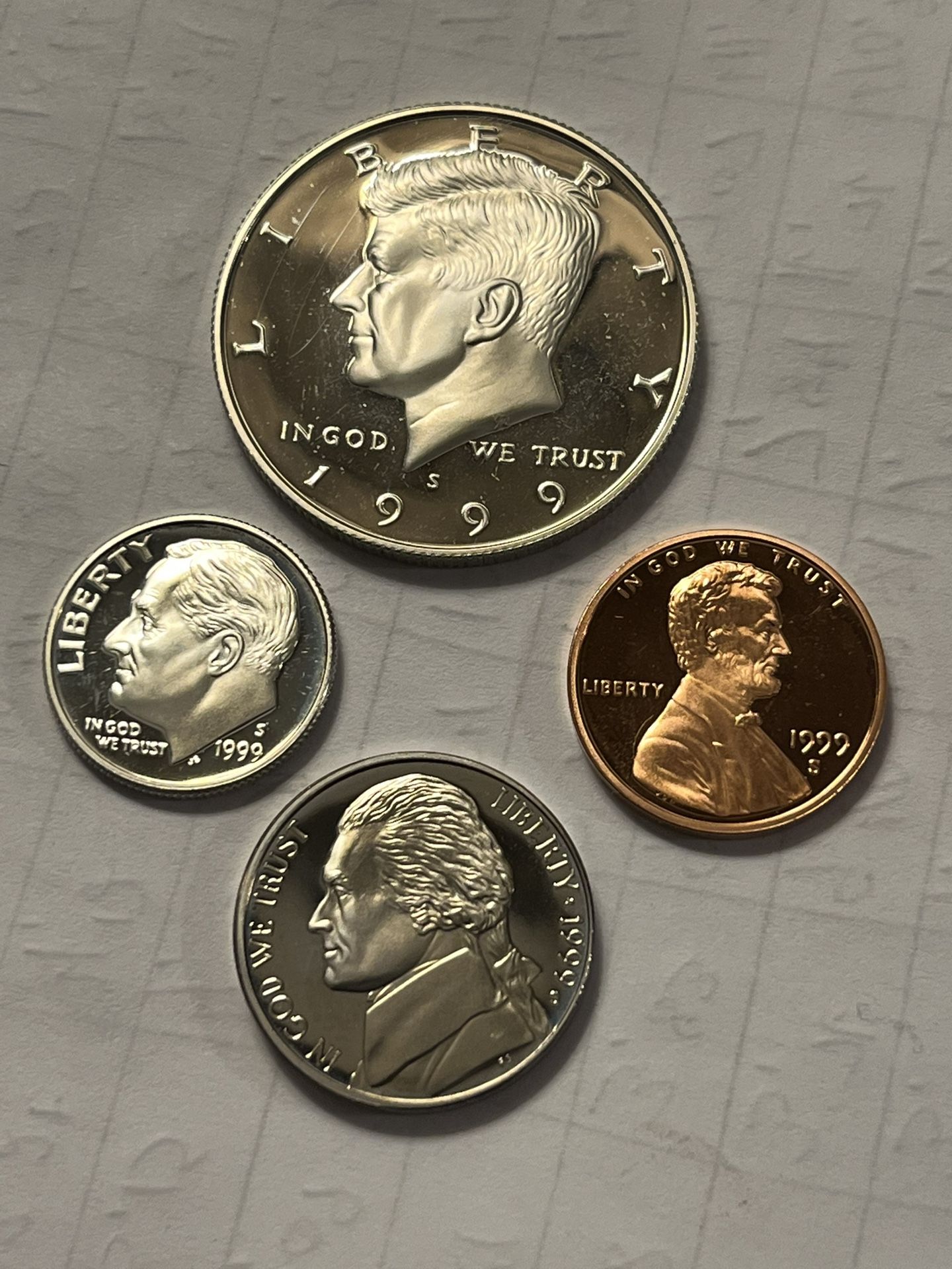 1999S Proof Silver Coins