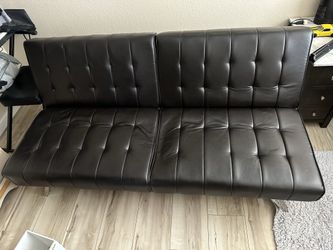 Sofa Cama De Piel