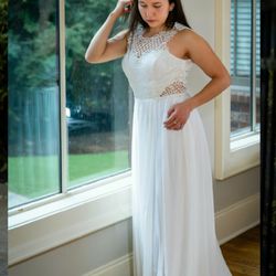 White Prom/Formal Dress 