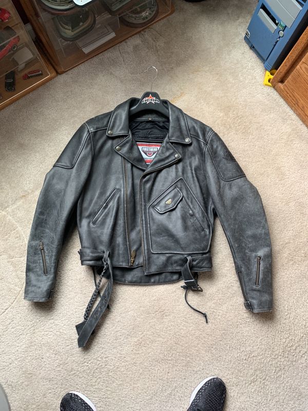 Firstgear Motorcycle Jacket Leather Large For In Beaverton Or Offerup