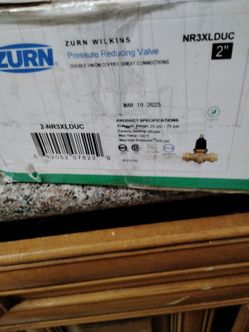 Zurn 2"  water regulator