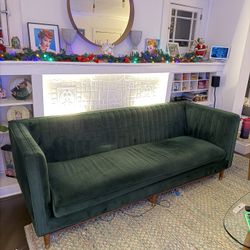 Green Couch. Good Condition. 