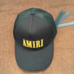 AMIRI Orange Letter Black Hat
AMIRI Core Logo Trucker Hat Black/Orange