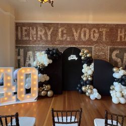 40th Birthday Party Decor